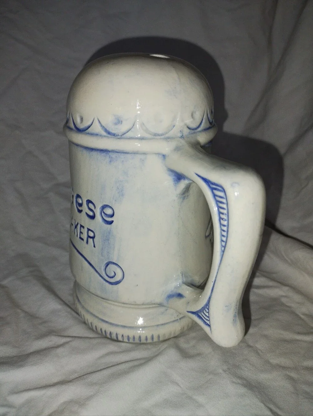 Vintage Ceramic Cheese Shaker Large 6 3/4